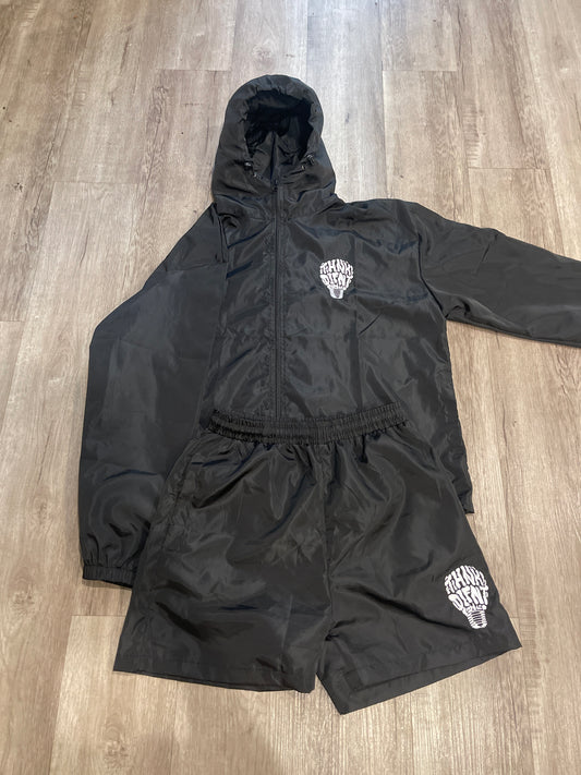 ThnkDifnt BLACK Windbreaker set